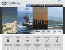 Tablet Screenshot of freealliance.com